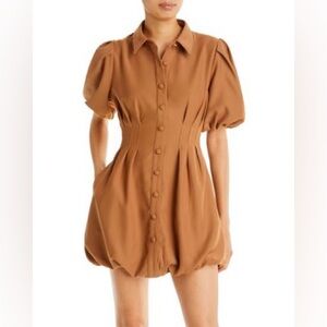 Line & Dot Marina Mini Dress Size Medium True To Size bubble Hem